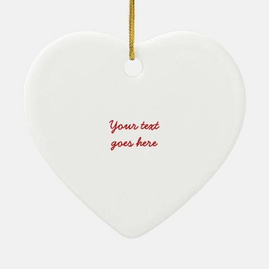 Pasen kuiken en eieren aangepaste kerstversiering keramisch ornament (Achterkant)