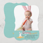 Pasen Kuiken Foto Uitnodiging (Voorkant / Achterkant)