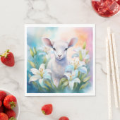 Pasen Lamb Papier servet (Insitu)