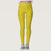 Pasen Leggings Pasen Daffodil Bloemen Broek (Voorkant)