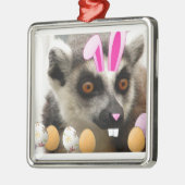 Pasen Lemur Metalen Ornament (Links)