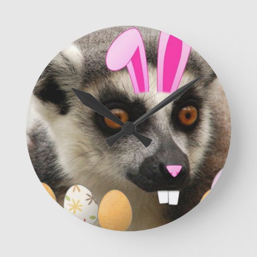 Pasen Lemur Ronde Klok (Voorkant)
