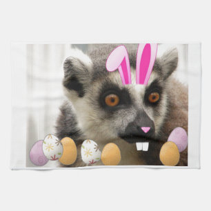 Pasen Lemur Theedoek