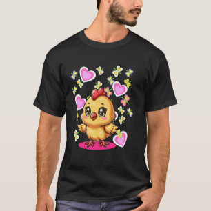 Pasen Lente Kuiken Kinderen Kind Baby 90s Retro T-shirt