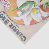 Pasen Lily 1905  Floral Weefselpapier Tissuepapier (Detail)