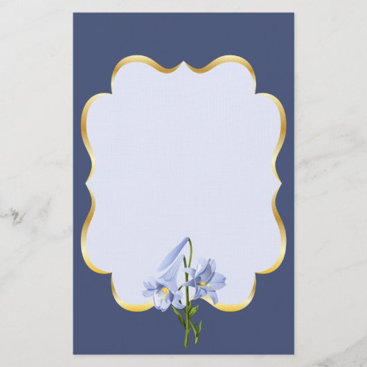 Pasen Lily Bouquet Briefpapier (Voorkant)