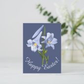 Pasen Lily Bouquet Feestdagenkaart (Staand voorkant)