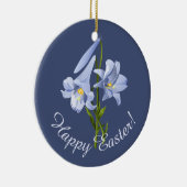 Pasen Lily Bouquet Keramisch Ornament (Rechts)