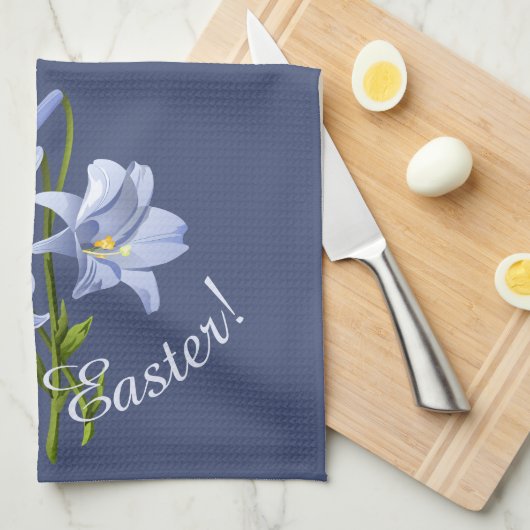 Pasen Lily Bouquet Theedoek (Quarter Fold)