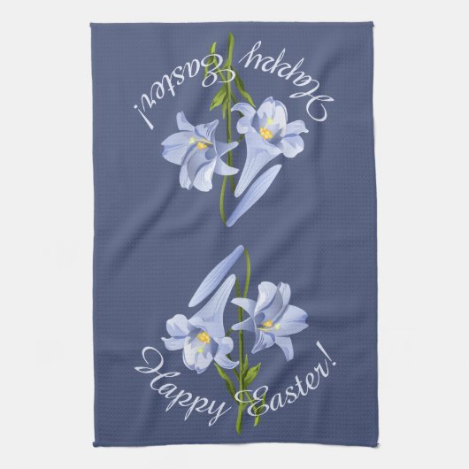 Pasen Lily Bouquet Theedoek (Verticaal)