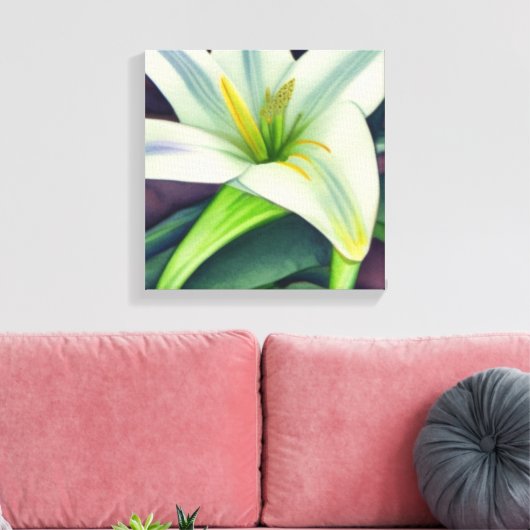 Pasen Lily Canvas Afdruk (Insitu (Woonkamer))