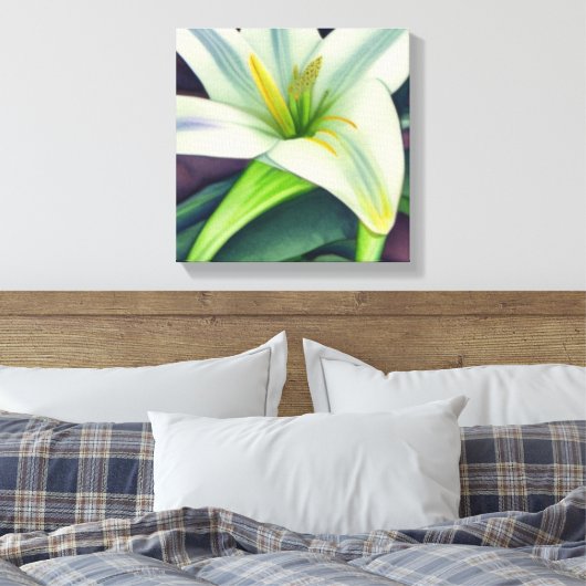Pasen Lily Canvas Afdruk (Insitu (Slaapkamer))