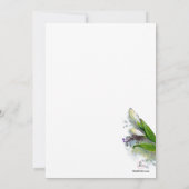 Pasen Lily & Cross Uitnodiging (Achterkant)