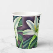 Pasen Lily Papieren Bekers (Achterkant)