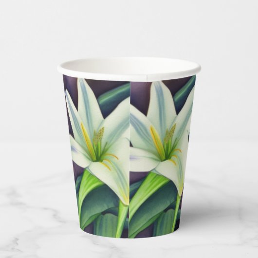 Pasen Lily Papieren Bekers (Rechts)