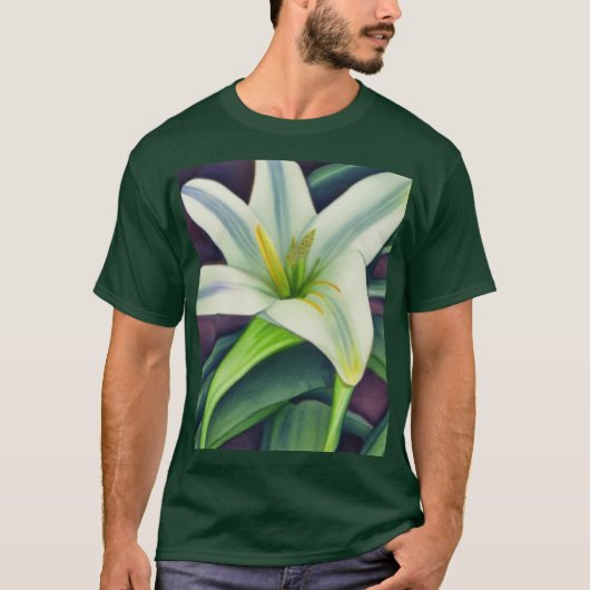 Pasen Lily T-shirt (Voorkant)