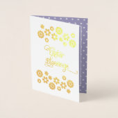 Pasen. Little African American Angel Folie Kaarten (Voorkant)