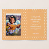 Pasen. Little African American Angel Folie Kaarten (Binnen)