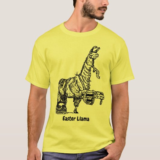 Pasen Llama T-Shirt (Voorkant)