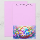 Pasen Mand Stationery Briefpapier (Voorkant / Achterkant)