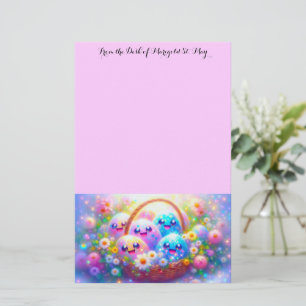 Pasen Mand Stationery Briefpapier