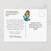 Pasen Martin Luther Opstanding Citaat Feestdagenkaart (Achterkant)