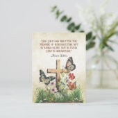 Pasen Martin Luther Opstanding Citaat Feestdagenkaart (Staand voorkant)