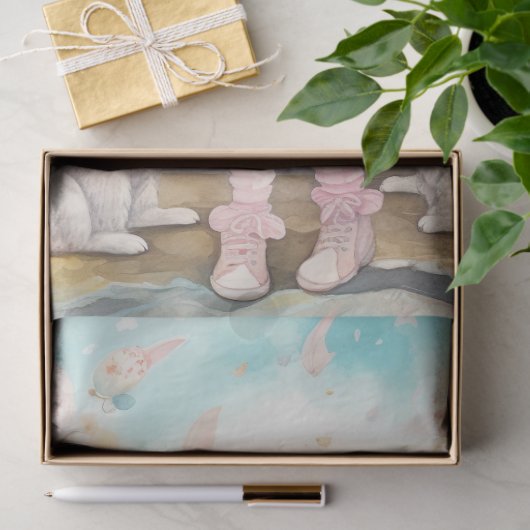 Pasen Meisje 2 Decoupage Papier (Geschenk)