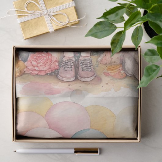 Pasen Meisje 3 Decoupage Papier (Geschenk)