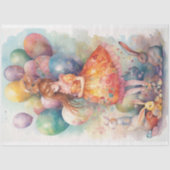 Pasen Meisje 4 Decoupage Papier (Voorkant)