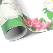 Pasen  Meisje Met Pasen Chick Grote Print Cadeaupapier (Rol Hoek)