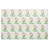 Pasen  Meisje Pasen en Pasen Chick 4.5" Stof (Fat Quarter)