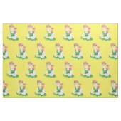 Pasen  Meisje Pasen en Pasen Chick 4.5" Stof (Fat Quarter)