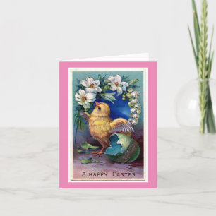 Pasen met bloemen Kaart