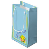 Pasen met bloemen klein cadeauzakje (Achterkant Gekanteld)