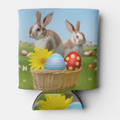 Pasen met Bunny voor een positieve stemming Blikjeskoeler (Voorkant)