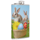 Pasen met Bunny voor een positieve stemming Heupfles (Rechts)