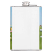 Pasen met Bunny voor een positieve stemming Heupfles (Achterkant)