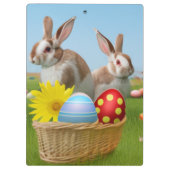 Pasen met Bunny voor een positieve stemming Klembord (Achterkant)