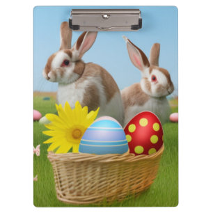 Pasen met Bunny voor een positieve stemming Klembord
