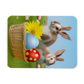 Pasen met Bunny voor een positieve stemming Magneet (Horizontaal)
