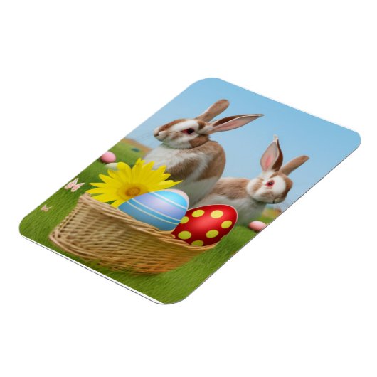 Pasen met Bunny voor een positieve stemming Magneet (Linkerzijde)