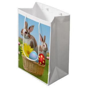 Pasen met Bunny voor een positieve stemming Medium Cadeauzakje