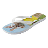 Pasen met Bunny voor een positieve stemming Teenslippers (Schuin)