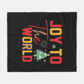 Pasen met cadeau voor de wereld fleece deken (Voorkant (Horizontaal))