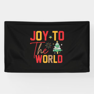 Pasen met cadeau voor de wereld spandoek