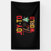 Pasen met cadeau voor de wereld spandoek (Verticaal)