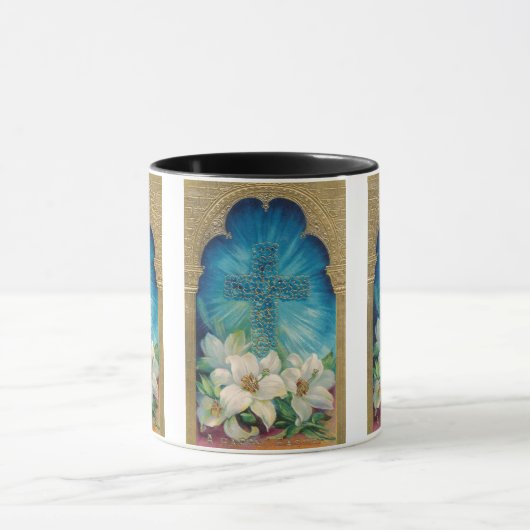 Pasen met dwars- en gelieerd mok (Midden)