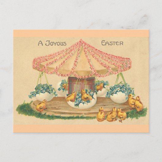 Pasen met eiermossel Pasen Feestdagenkaart (Voorkant)