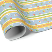 Pasen met Lente Bloemen Cadeaupapier (Rol Hoek)